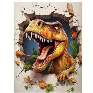 Dinosaur 🦖 Diamond Painting Kits Art Set 20 X 30cm These Colors New!